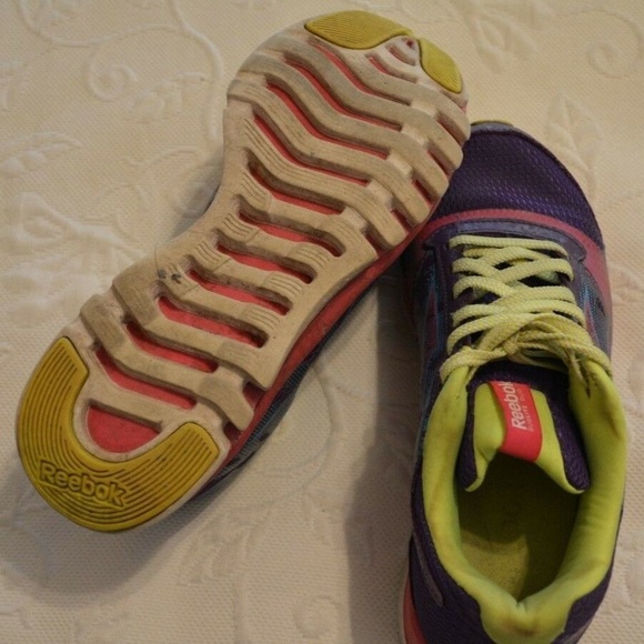 Kids Reeboks Multicolored Pre-Owned Size 5.5 - Picture 6 of 6